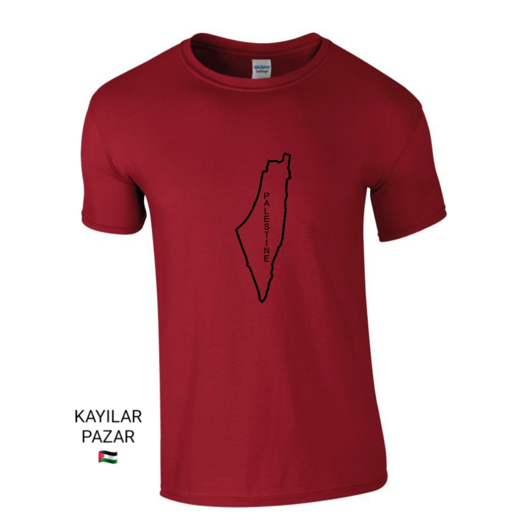 Men's Red Palestine T-Shirt Palestine