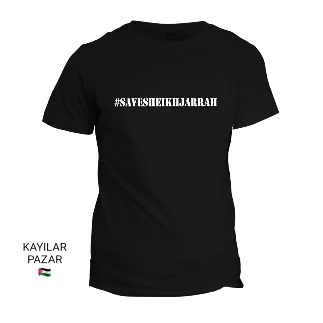 Men's Palestine T-Shirt Save Sheikh Jarrah