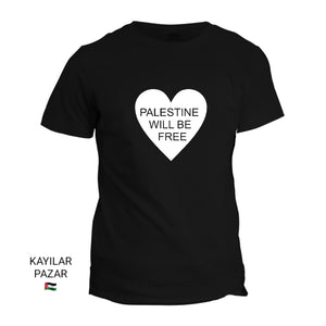 Men's Palestine T-Shirt Palestine Will Be Free