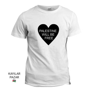 Men's Palestine T-Shirt Palestine Will Be Free