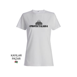 Women's Palestine T-Shirt Protect Al Aqsa