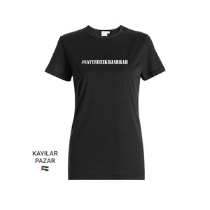 Women's Palestine T-Shirt Save Sheikh Jarrah
